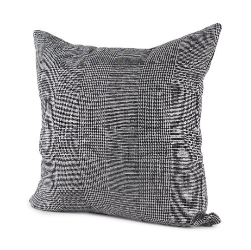 69431-CFD - Ramone 20x20 Black and White Fabric Pillow Cover w/Down Filler