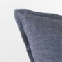 69441-CFD - Aubrielle 20x20 Gray and Blue FabricPillow Cover w/Down Filler