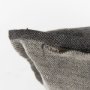 69443-CFD - Zadie 20x20 Light/Dark Gray Fabric Color Blocked Pillow Cover w/Down Filler