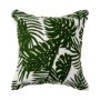 67351-CFD - Boyle I 20x20 Green Tropical Palm Leaf Pillow Cover w/Down Filler