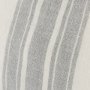 68871-CFD - Patrice 22x22 Cream With Gray Stripes Pillow Cover w/Filler