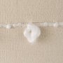 68883-CFD - Erica 20x20 Cream With White Detail Pillow Cover w/Down Filler