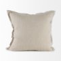 69445-CFD - Mae 20L x 20W Beige Fabric Pillow Cover w/Filler