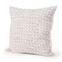 70311-CFD - Jayden Cream w/ Merlot Print Linen Square Pillow Cover
