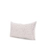 70312-CFD - Jayden 14x26 Cream w/ Merlot Print Linen Lumbar Pillow Cover w/Filler