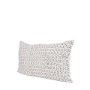 70314-CFD - Jayden 14x26 Cream w/ Black Print Linen Lumbar Pillow Cover w/Filler