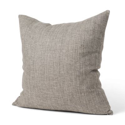 70331-CFD - Jacklyn Grey Linen Square Decorative Pillow Cover w/Down Filler
