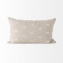 68892-CFNA - Lacey 13x21 Beige/White Decorative Pillow Cover w/Non-Allergen Filler