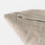 68892-CFNA - Lacey 13x21 Beige/White Decorative Pillow Cover w/Non-Allergen Filler