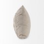 69429-CFNA - Ivivva 20x20 Beige Fabric Textured Pillow Cover w/Non-Allergen Filler