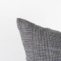 69431-CFNA - Ramone 20x20 Black and White Fabric Pillow Cover w/Non-Allergen Filler