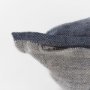 69441-CFNA - Aubrielle 20x20 Gray and Blue FabricPillow Cover w/Non-Allergen Filler