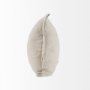 69445-CFNA - Mae 20L x 20W Beige Fabric Pillow Cover w/Non-Allergen Filler