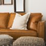 69445-CFNA - Mae 20L x 20W Beige Fabric Pillow Cover w/Non-Allergen Filler