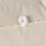 68884-CFNA - Erica 13x21 Cream With White Detail Pillow Cover w/Non-Allergen Filler