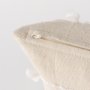 68884-CFNA - Erica 13x21 Cream With White Detail Pillow Cover w/Non-Allergen Filler
