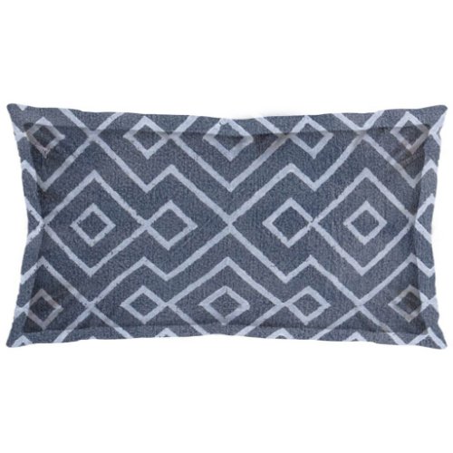 67349-CFD - Boswell III 14 x 26 Blue Diamond Patterned Pillow Cover w/Filler