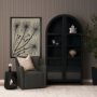 71225 - Cove Dark Brown Sculptural Open Side Table