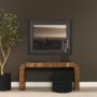 71480 - Tratto Rectangular Black Marble Tray