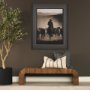 71090-CFD - Jalia Cream and Black Cotton Decorative Square Pillow Cover w/Down Filler