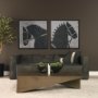 102803-FL - Steed 1 by Mercana Studio Hand-Embellished Textured Framed Canvas Artwork