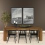71402-AB - Hewitt 94" Rectangular Smooth Reclaimed Wood Dining Table