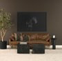 71362 - Quadra 20" Solid Cappuccino Marble Square Coffee Table