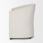 71271 - Sondra Cream Performance Fabric Upholstered Club Dining Chair