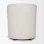 71271 - Sondra Cream Performance Fabric Upholstered Club Dining Chair