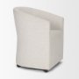 71271 - Sondra Cream Performance Fabric Upholstered Club Dining Chair