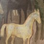 16255 - Horse Herd by Mercana Studio Hand-Embellished Textured Framed Artwork Matted under Glass