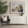 70249 - Brently Dining Chair w/ Gray Fabric & Matte Black Metal Legs