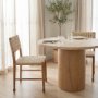 71180 - Brinley Woven Paper Rope w/ Brown Wood Frame Dining Chair
