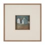 15583-DS - Structured View II by Mercana Studio a Hand Embellished Framed Art Print Matted under Glass