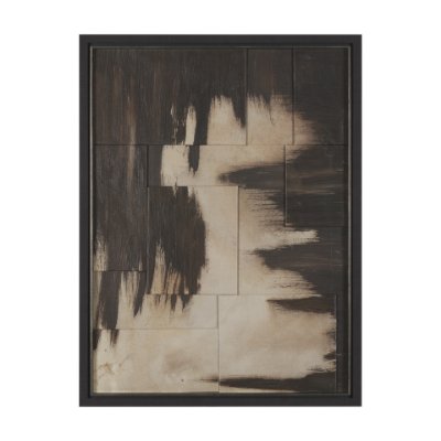 15799-DS - Charred II by Mercana Studio a Framed Art Print Matted under Glass