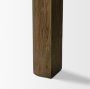 71390 - Kendrix 84" Dark Brown Oak Wood Extendable Rectangular Dining Table