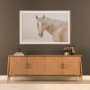71321 - Hollis Warm Brown Wood 4-Door Closed Sideboard