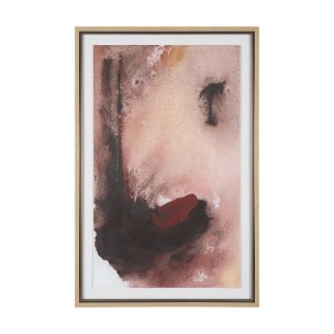 Let It Be by Ira Havuka Hand-Embellished Textured Framed Artwork Matted under Glass