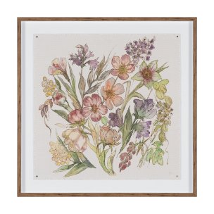 Atelier des Fleurs I by Mercana Studio Framed Artwork Matted under Glass