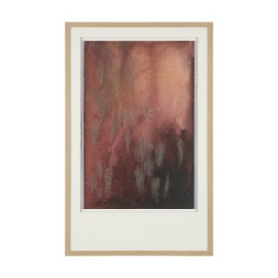 Aged In Silence I by Ira Havuka Hand-Embellished Textured Framed Artwork Matted under Glass