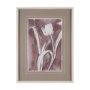 16277 - Tulip Bloom I by Mercana Studio Hand-Embellished Framed Artwork Matted under Glass