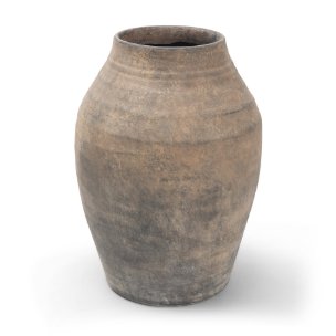 Cotto 13.2H Weathered Wide Mouth Terracotta Urn Vase