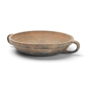 Cotto Round w/ Handles Weathered Terracotta Decorative Bowl
