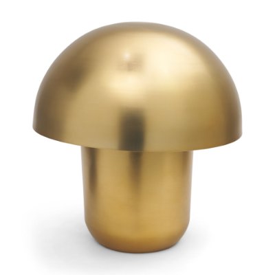 71591 - Orlo 18" Gold Metal Mushroom Table Lamp