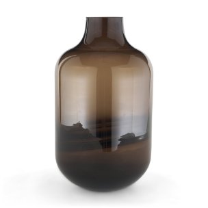 Aurel Tall Brown Glass Vase
