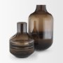 71615 - Aurel Small Brown Glass Vase