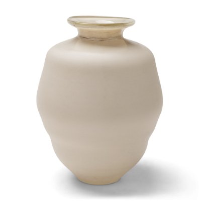 71619 - Dune Matte White Glass Vase