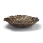71647 - Verdant Large Antiqued Brass Metal Decorative Centerpiece Bowl