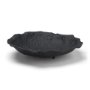 71649 - Verdant Large Matte Black Metal Decorative Centerpiece Bowl