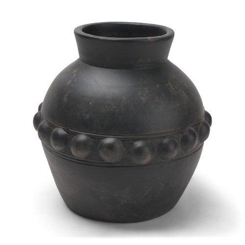 71660 - Douro Medium Earthy Brown Dotted Vase